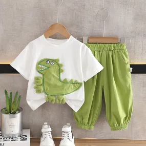 2 Pcs Boys Pants Suit 4-5Y 428090