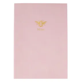 Accessorize London Girl's White Embossed Bee Hardback Notebook Set Of 2