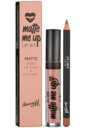 Barry M Matte Me Up Lip Kit - Go To