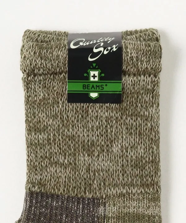 BEAMS PLUS Outdoor Socks Green