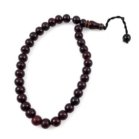 Brown Islamic Prayer Worry Beads Plastic Vintage