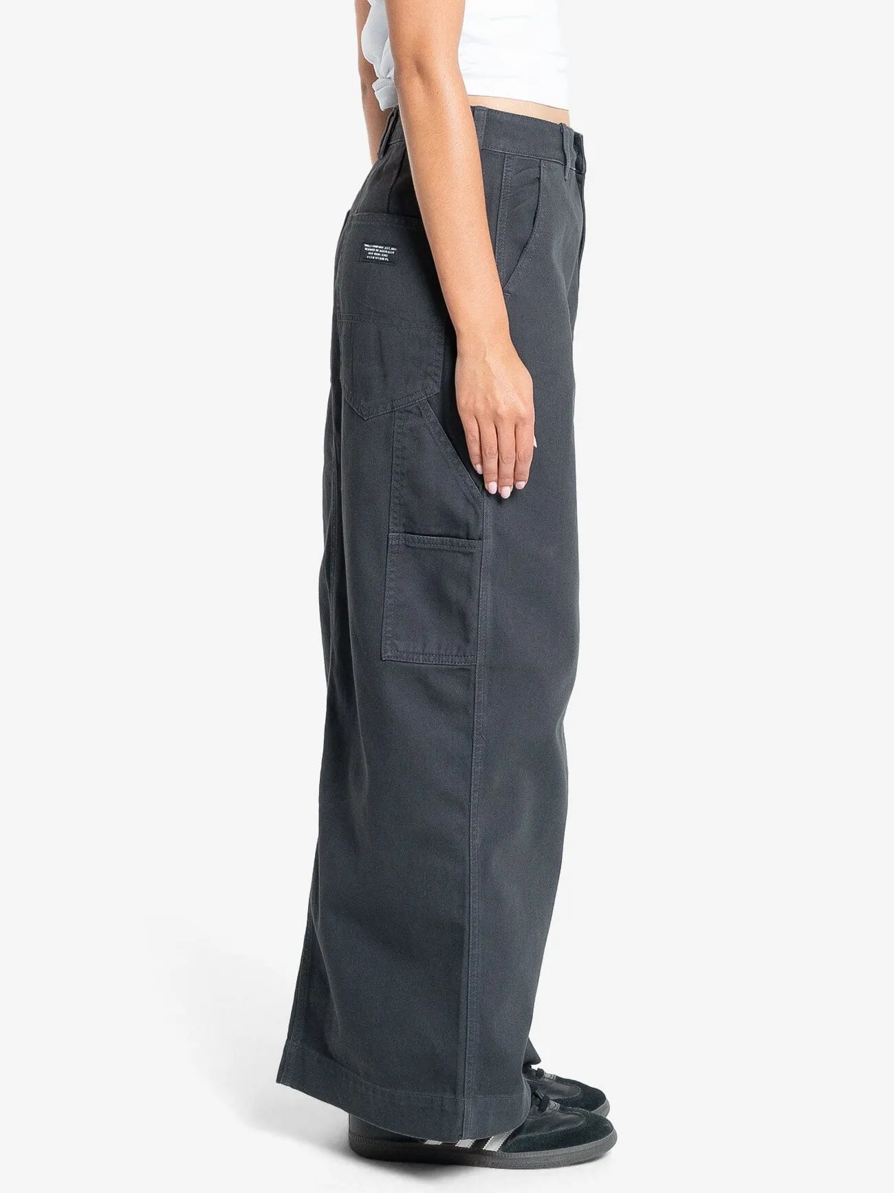 Carpenter Maxi Skirt - Dark Charcoal