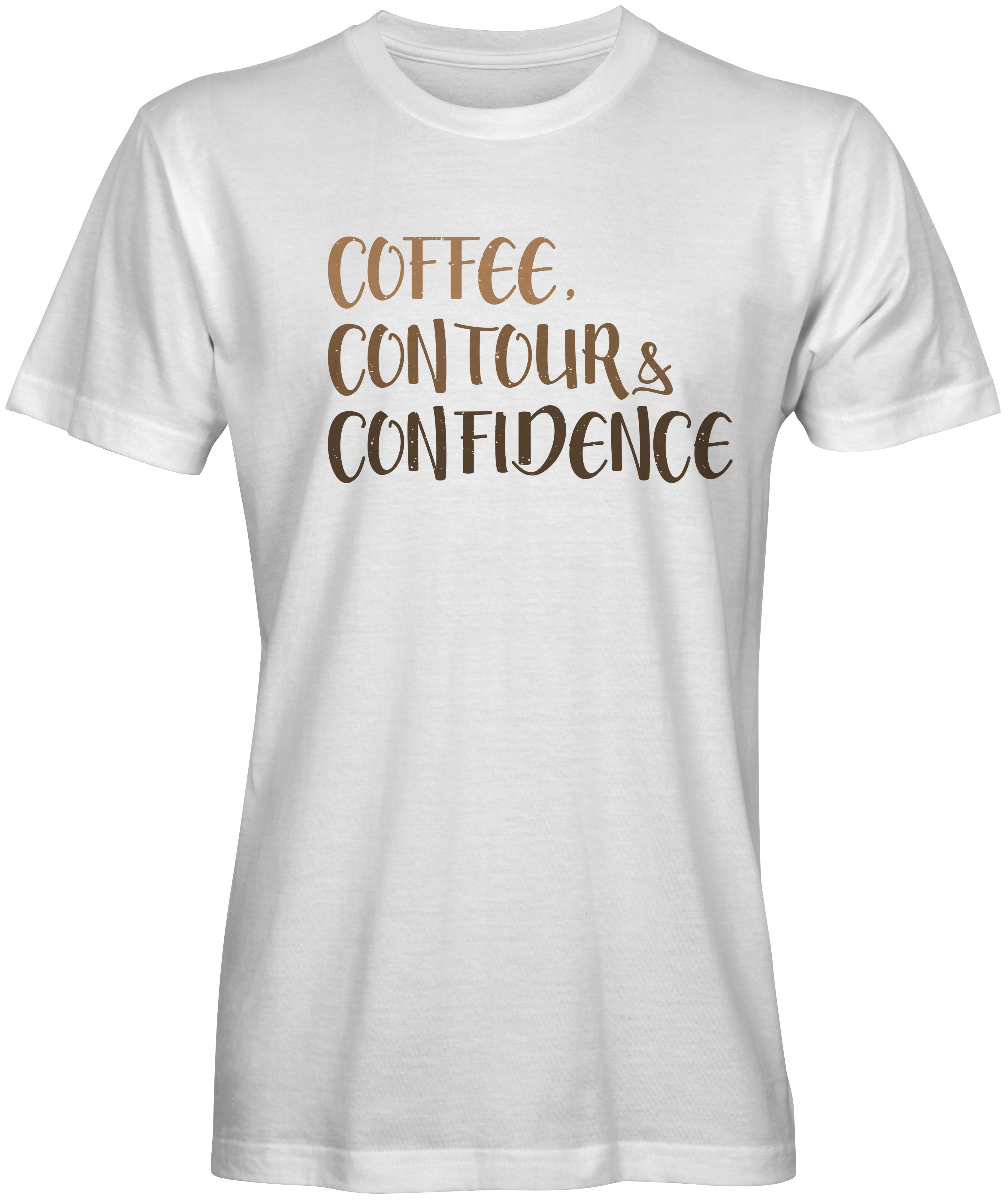 Coffee Contour and Confidence T-shirt