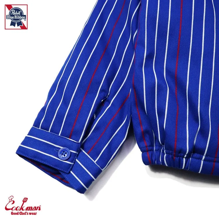 Cookman Delivery Jacket EX Warm - Pabst Stripe : Blue