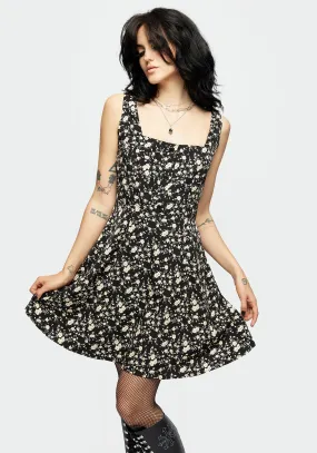 Dryad Floral Button Mini Dress