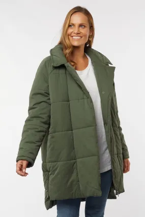 Everyday Peach Finish Khaki Puffa