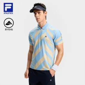 FILA CORE ATHLETICS TENNIS1 ART IN SPORTS Men Short Sleeve Polo (Full Print)