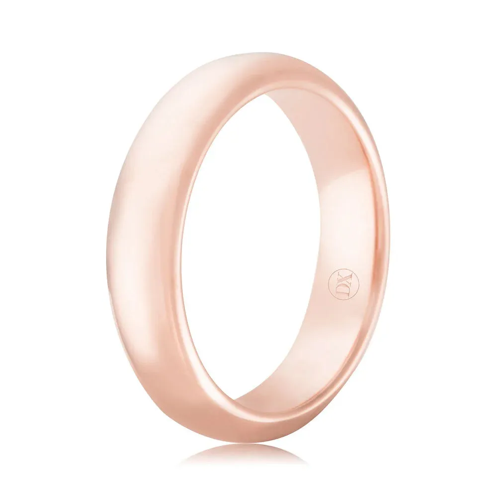 Full Dome 6mm - 18ct Rose Gold