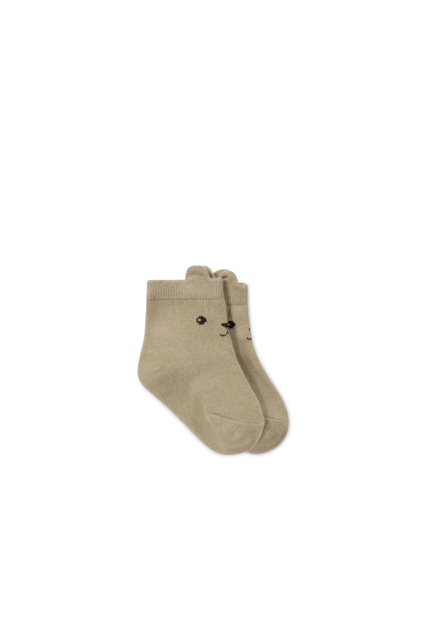 George Bear Ankle Sock - Vintage Taupe