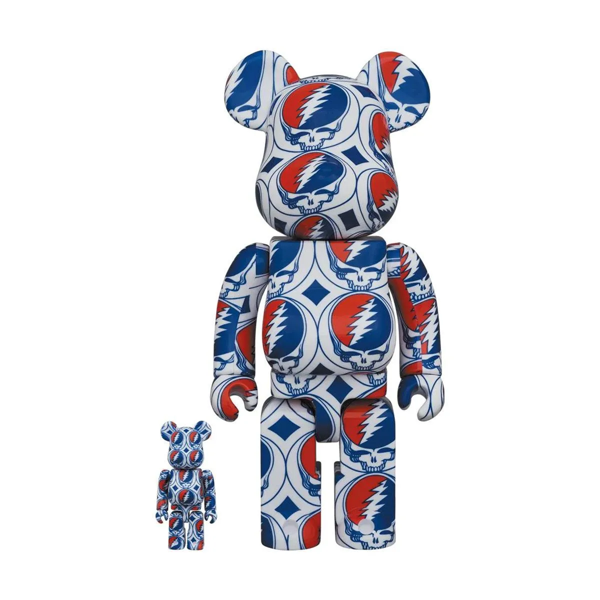   Grateful Dead Be@rbrick 100%   400% 'Steal Your Face'