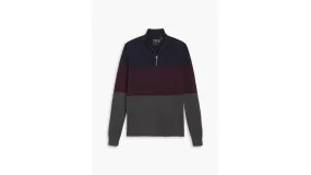 Men's Regular Fit Quarter Zip Sweater