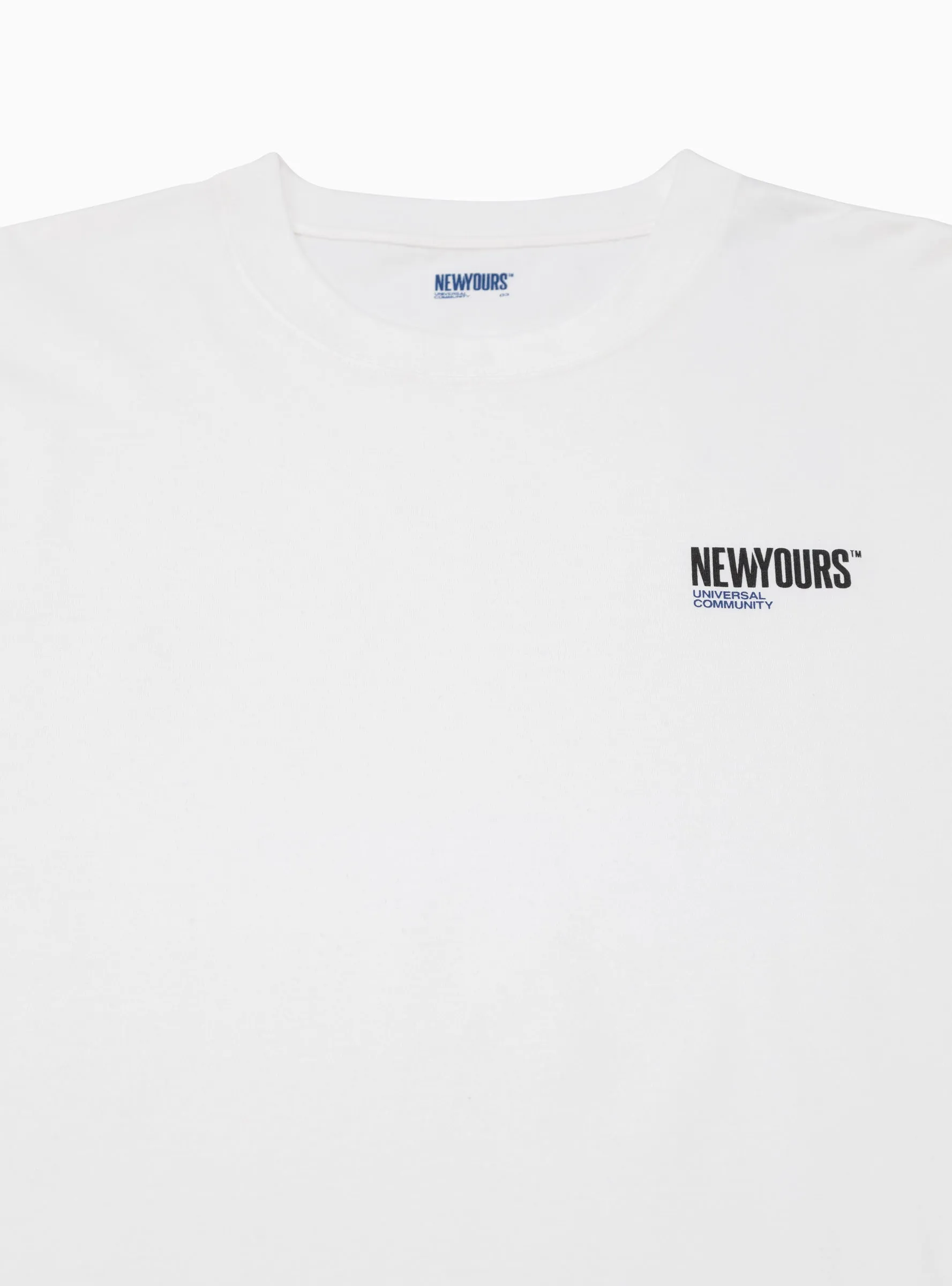 NEWYOURS UC T-shirt White & Black