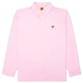 Oxford B.D L/S Shirt - Pink