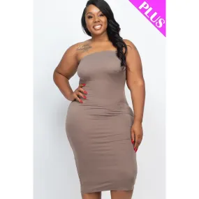 Plus Tube Bodycon Dress