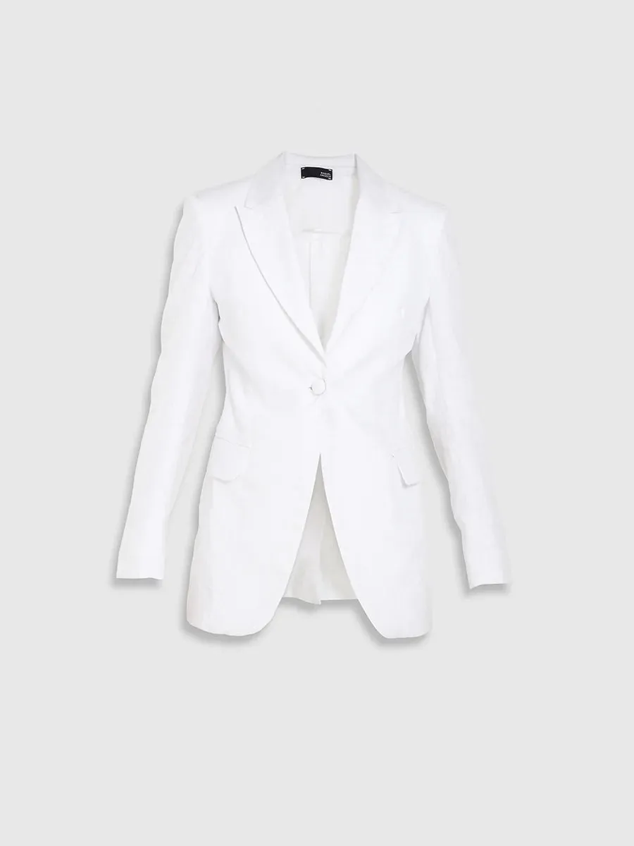 RAQUEL OROZCO Victoria Blazer - White