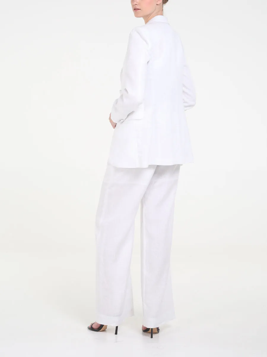 RAQUEL OROZCO Victoria Blazer - White