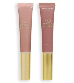 Revolution Pro - Dúo coloretes en crema - Pink