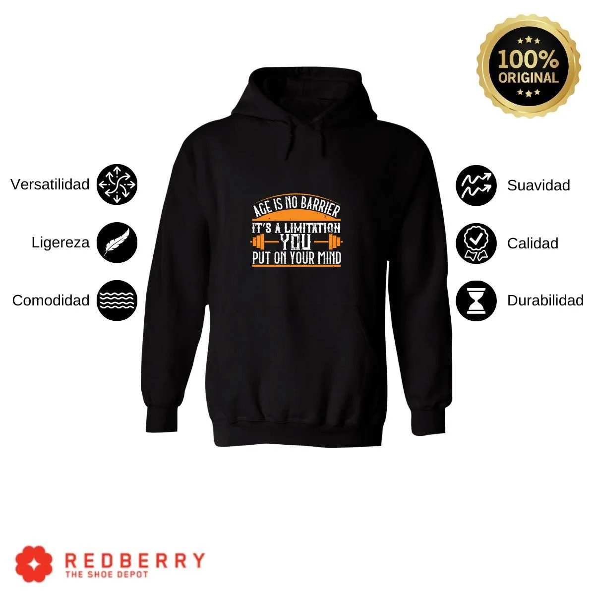 Sudadera Hombre  Hoodie Fitness Gym Ejercicio 002