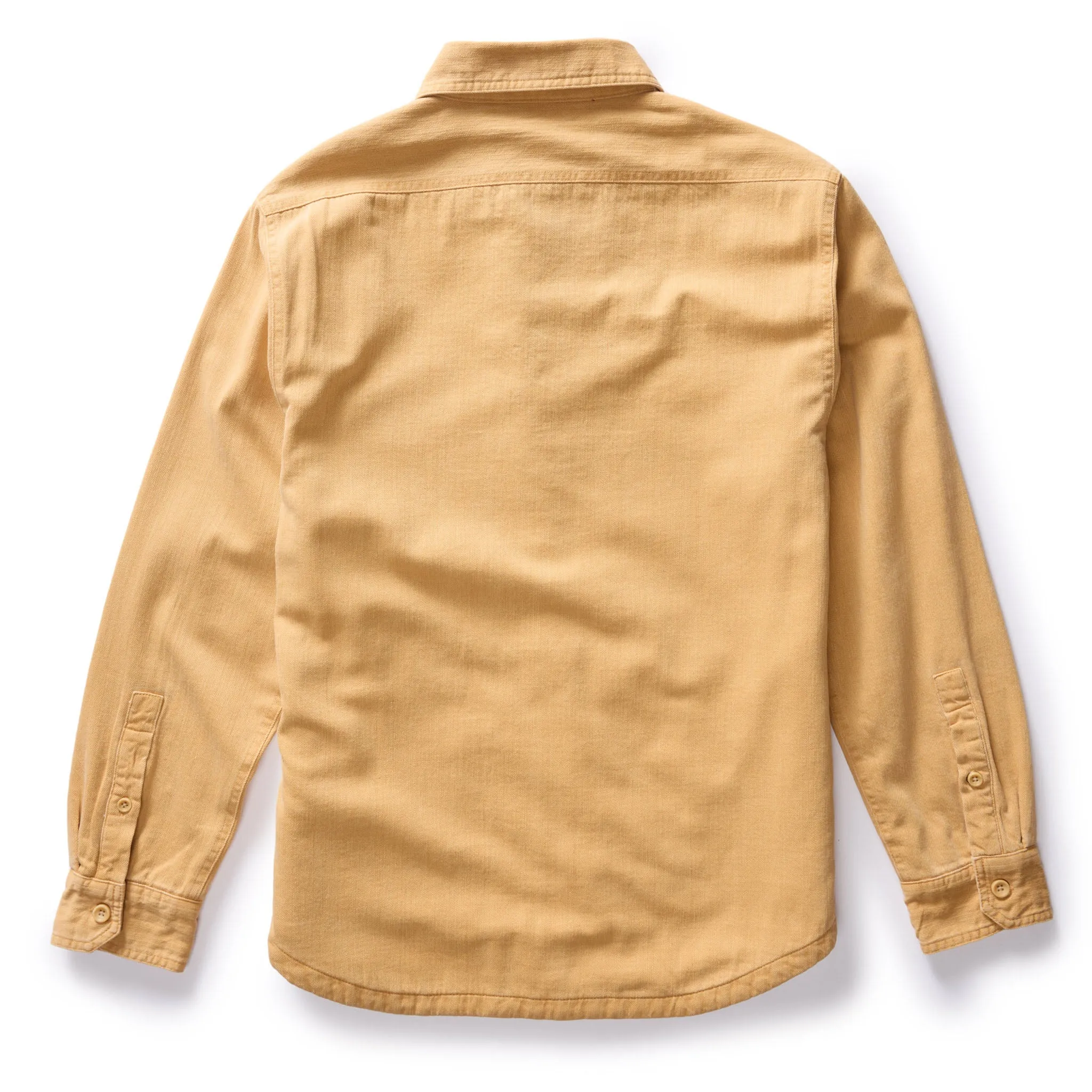 The Lined Utility Shirt in Wheat Denim