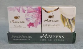 The Masters Home Collection Scented Soy Candle Duo - Brand New!