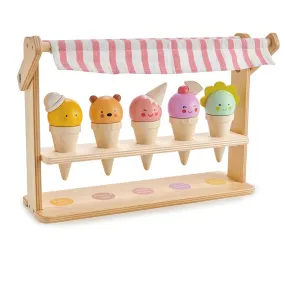 Thread Bear Wooden Smiles & Scoops Ice Cream Stand