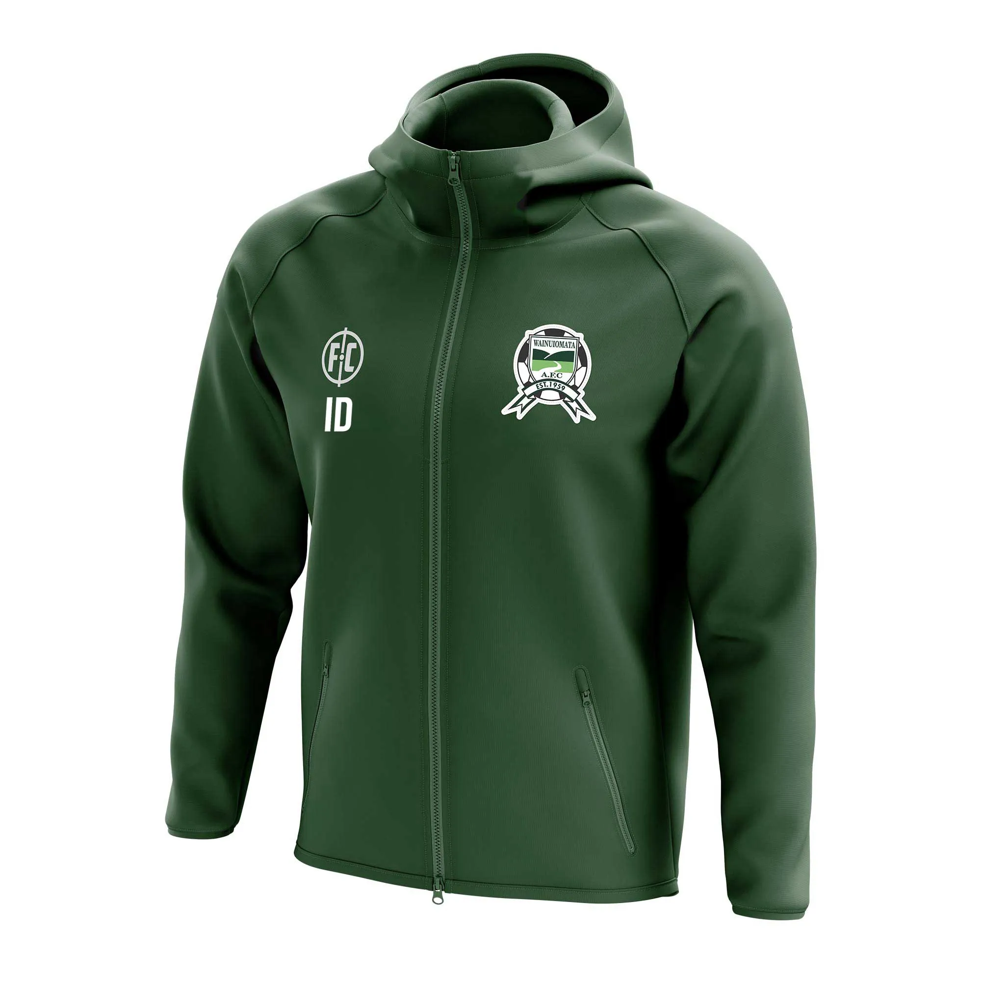 Wainuiomata AFC Microfibre Full Zip Hoodie